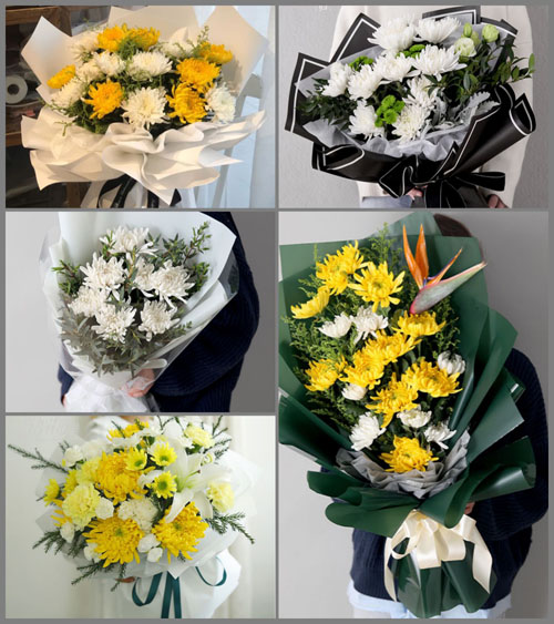 广东湛江市廉江市雅塘镇高山下村白事花束代送